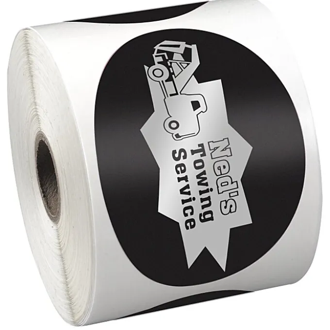 Sticker by the Roll - Oval - 2-5/8 inches x 3-3/4 inches