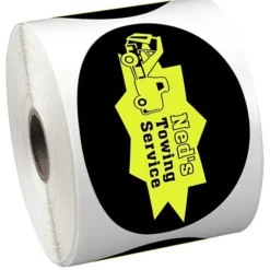 Sticker by the Roll - Oval - 2-5/8 inches x 3-3/4 inches