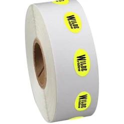 Sticker by the Roll - Oval - 3/8 inches x 5/8 inches