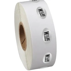 Sticker by the Roll - Oval - 3/8 inches x 5/8 inches
