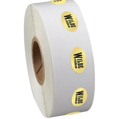 Sticker by the Roll - Oval - 3/8 inches x 5/8 inches