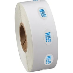 Sticker by the Roll - Oval - 3/8 inches x 5/8 inches