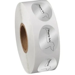 Sticker by the Roll - Oval - 3/4 inches x 1-1/8 inches