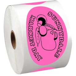 Sticker by the Roll - Oval - 2-1/2 inches x 4-1/4 inches