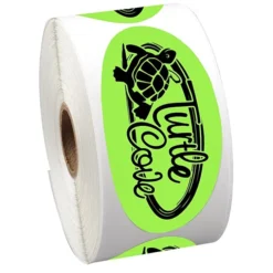 Sticker by the Roll - Oval - 1-3/4' x 3-5/8 inches