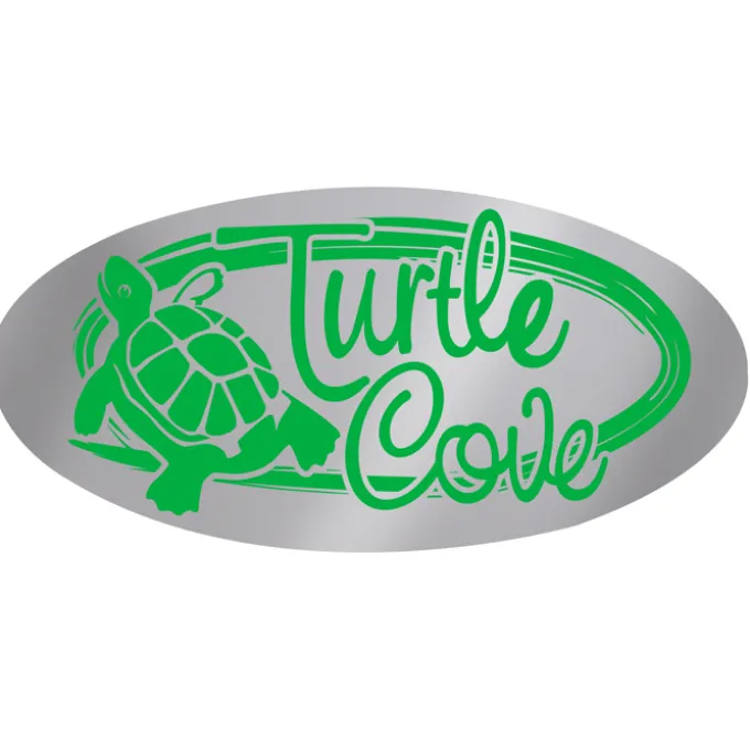 Sticker by the Roll - Oval - 1-3/4' x 3-5/8 inches