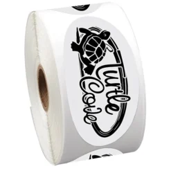 Sticker by the Roll - Oval - 1-3/4' x 3-5/8 inches