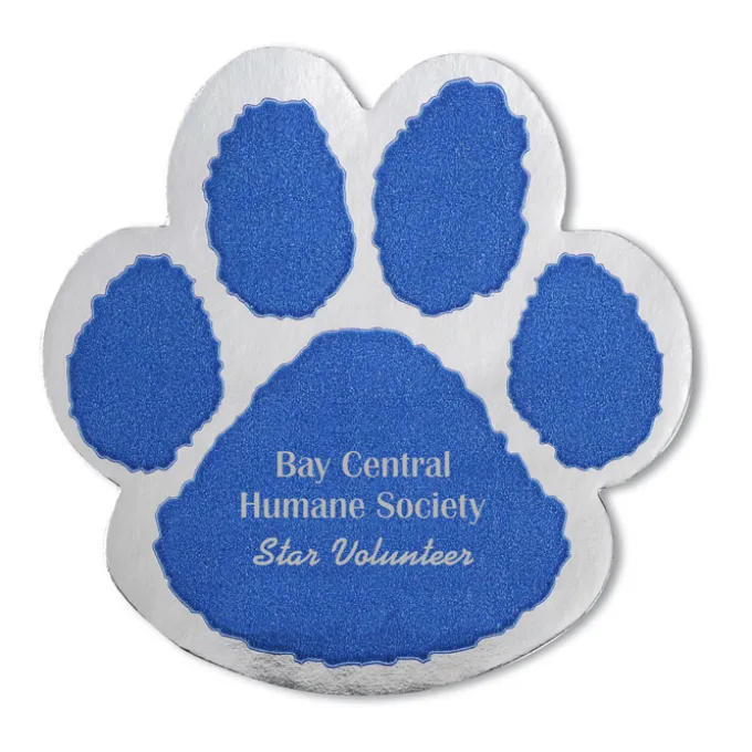 Sticker by the Roll - Paw - 1-7/8 inches x 1-7/8 inches