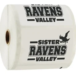 Sticker by the Roll - Rectangle - 3 inches x 4 inches