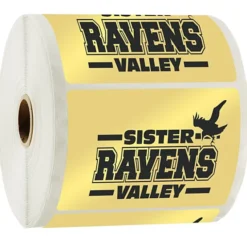 Sticker by the Roll - Rectangle - 3 inches x 4 inches