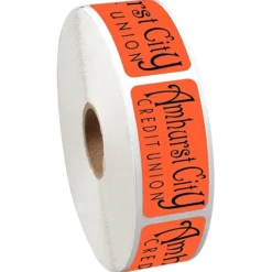 Sticker by the Roll - Rectangle - 1 inch x 2 inches