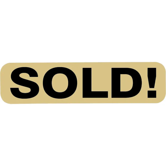 Sticker by the Roll - Rectangle - 1/2 inches x 2 inches