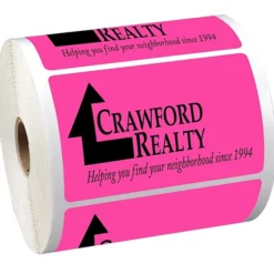 Sticker by the Roll - Rectangle - 2-1/2 inches x 4 inches