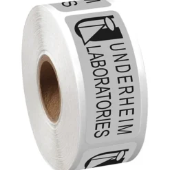Sticker by the Roll - Rectangle - 1 inch x 2-1/2 inches