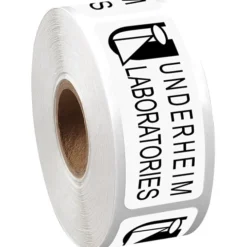 Sticker by the Roll - Rectangle - 1 inch x 2-1/2 inches