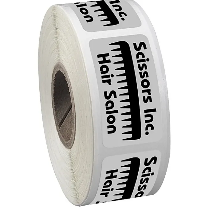 Sticker by the Roll - Rectangle - 3/4 inches x 1-1/2 inches
