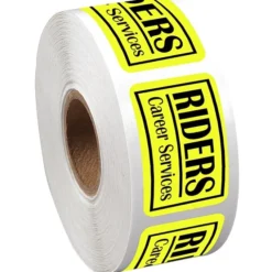 Sticker by the Roll - Rectangle - 1 inch x 1-1/2 inches