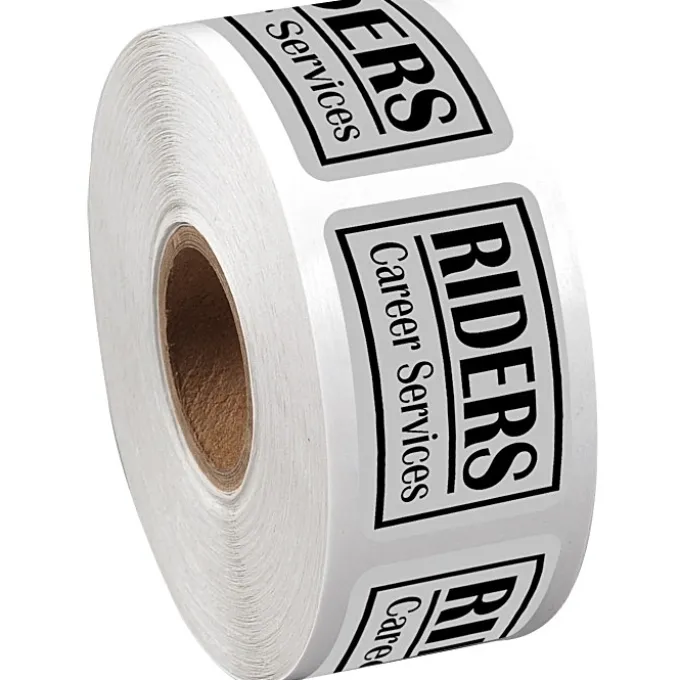 Sticker by the Roll - Rectangle - 1 inch x 1-1/2 inches