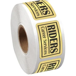 Sticker by the Roll - Rectangle - 1 inch x 1-1/2 inches