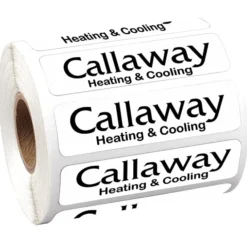 Sticker by the Roll - Rectangle - 3/4 inches x 2-3/4 inches