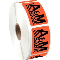 Sticker by the Roll - Rectangle - 1-1/4 inches x 2 inches