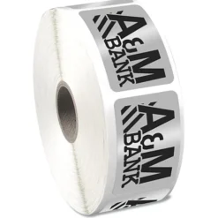 Sticker by the Roll - Rectangle - 1-1/4 inches x 2 inches