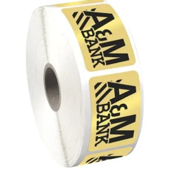 Sticker by the Roll - Rectangle - 1-1/4 inches x 2 inches