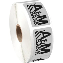 Sticker by the Roll - Rectangle - 1-1/4 inches x 2 inches