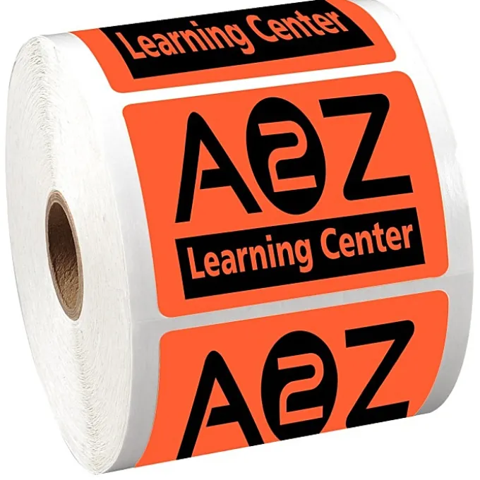 Sticker by the Roll - Rectangle - 2 inches x 2-3/4 inches