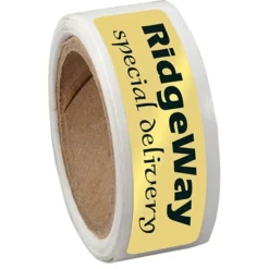 Sticker by the Roll - Rectangle - 7/16 inches x 1-3/4 inches