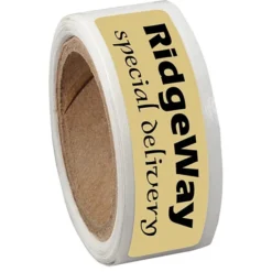 Sticker by the Roll - Rectangle - 7/16 inches x 1-3/4 inches
