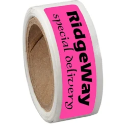 Sticker by the Roll - Rectangle - 7/16 inches x 1-3/4 inches