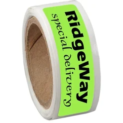 Sticker by the Roll - Rectangle - 7/16 inches x 1-3/4 inches