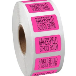 Sticker by the Roll - Rectangle - 5/8 inches x 1 inch