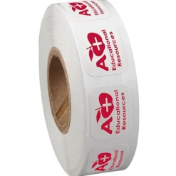 Sticker by the Roll - Rectangle - 9/16 inches x 3/4 inches