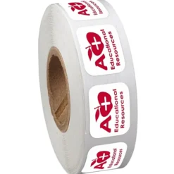 Sticker by the Roll - Rectangle - 9/16 inches x 3/4 inches