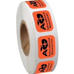 Sticker by the Roll - Rectangle - 9/16 inches x 3/4 inches
