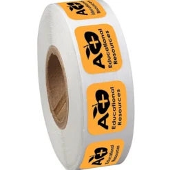 Sticker by the Roll - Rectangle - 9/16 inches x 3/4 inches