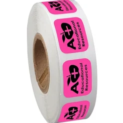 Sticker by the Roll - Rectangle - 9/16 inches x 3/4 inches