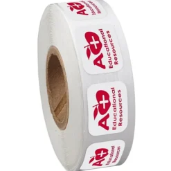 Sticker by the Roll - Rectangle - 9/16 inches x 3/4 inches