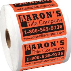 Sticker by the Roll - Rectangle - 1-3/4 inches x 2-3/4 inches
