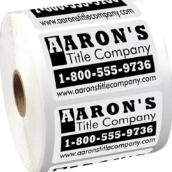 Sticker by the Roll - Rectangle - 1-3/4 inches x 2-3/4 inches