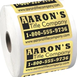 Sticker by the Roll - Rectangle - 1-3/4 inches x 2-3/4 inches