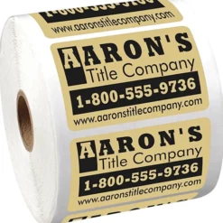 Sticker by the Roll - Rectangle - 1-3/4 inches x 2-3/4 inches