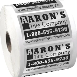 Sticker by the Roll - Rectangle - 1-3/4 inches x 2-3/4 inches