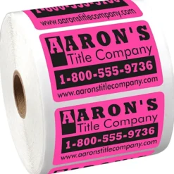 Sticker by the Roll - Rectangle - 1-3/4 inches x 2-3/4 inches
