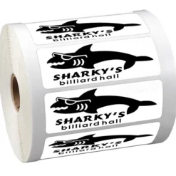 Sticker by the Roll - Rectangle - 1-1/4 inches x 3-5/8 inches