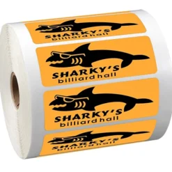 Sticker by the Roll - Rectangle - 1-1/4 inches x 3-5/8 inches
