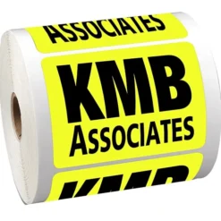 Sticker by the Roll - Rectangle - 2-3/4 inches x 3-3/4 inches