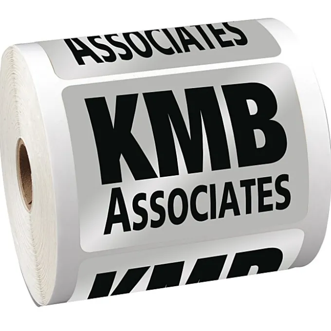 Sticker by the Roll - Rectangle - 2-3/4 inches x 3-3/4 inches